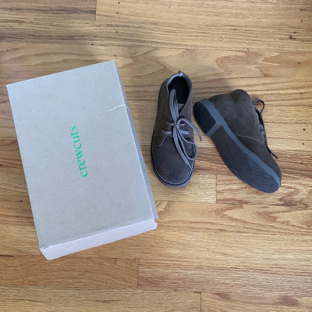 Crewcuts boys suede boots